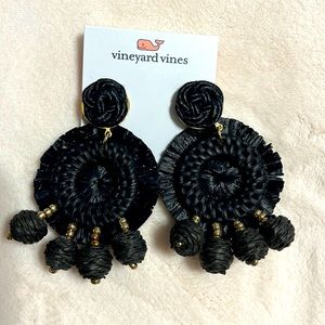 Vineyard Vines Rattan earrings